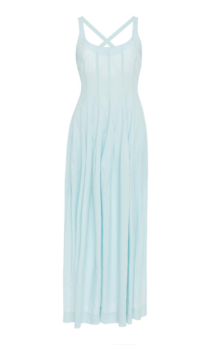 Brock Collection M'o Exclusive Onorata Sleeveless Cotton Dress