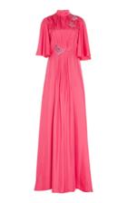 Andrew Gn Pleated Silk Gown