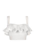 Lolitta Verena Ruffle Cropped Top