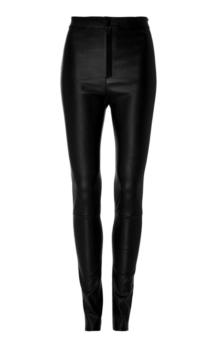 Zeynep Arcay High Waist Leather Pants