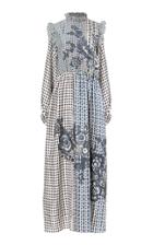 Moda Operandi Biyan Ampera Embroidered Silk Dress