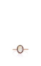 Marlo Laz 14k Rose Gold Diamond And Opal Ring