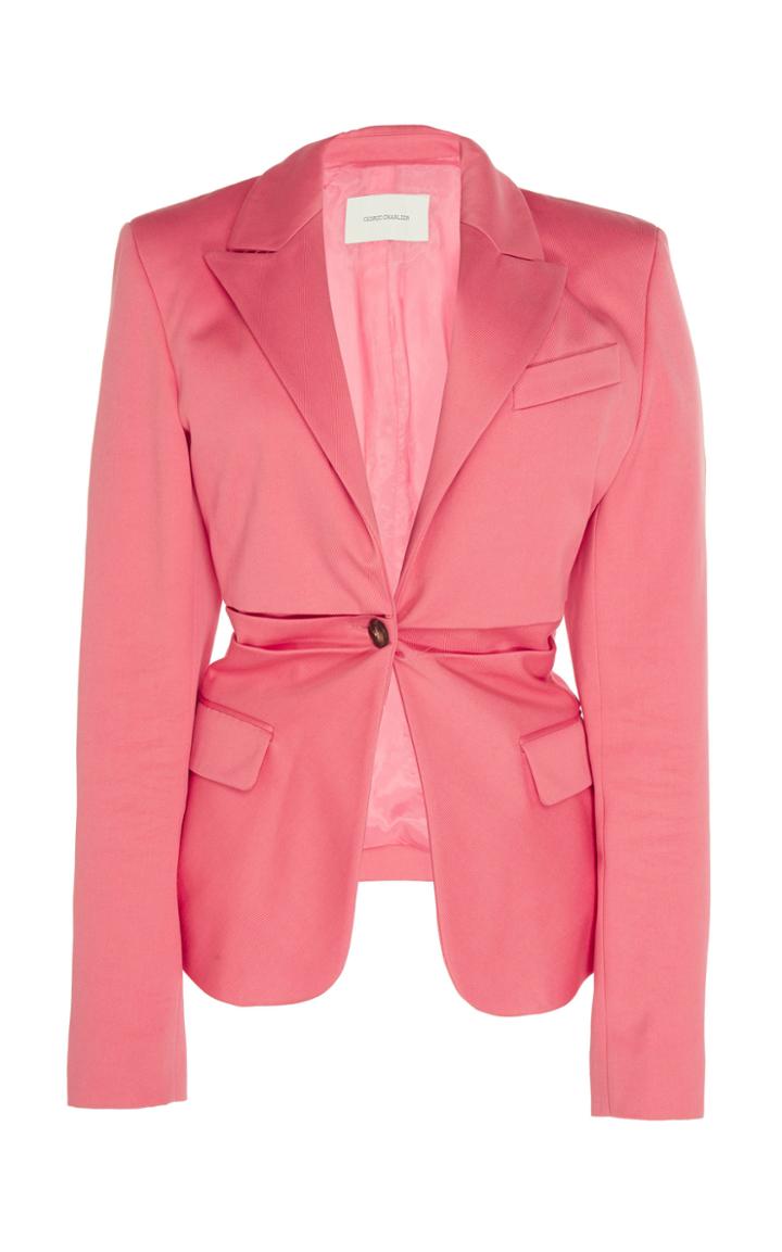 Cdric Charlier Tailored Cotton Blazer