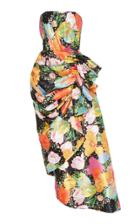 Richard Quinn Printed Ruffle Dress
