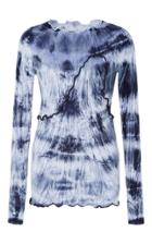 Peet Dullaert Crunched Velvet Tie Dye Top