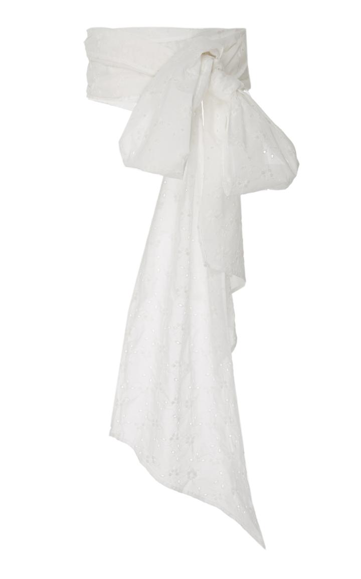 Mds Stripes Everything Eyelet Scarf Top