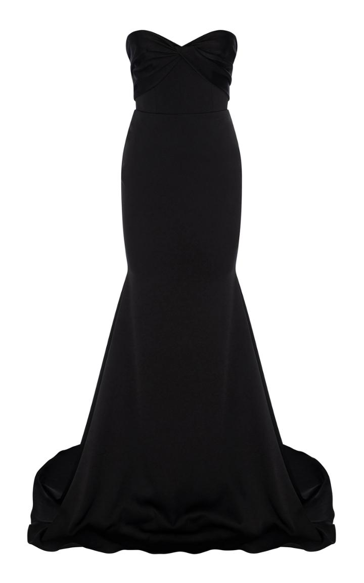 Moda Operandi Alex Perry Peyton Strapless Satin Gown Size: 4