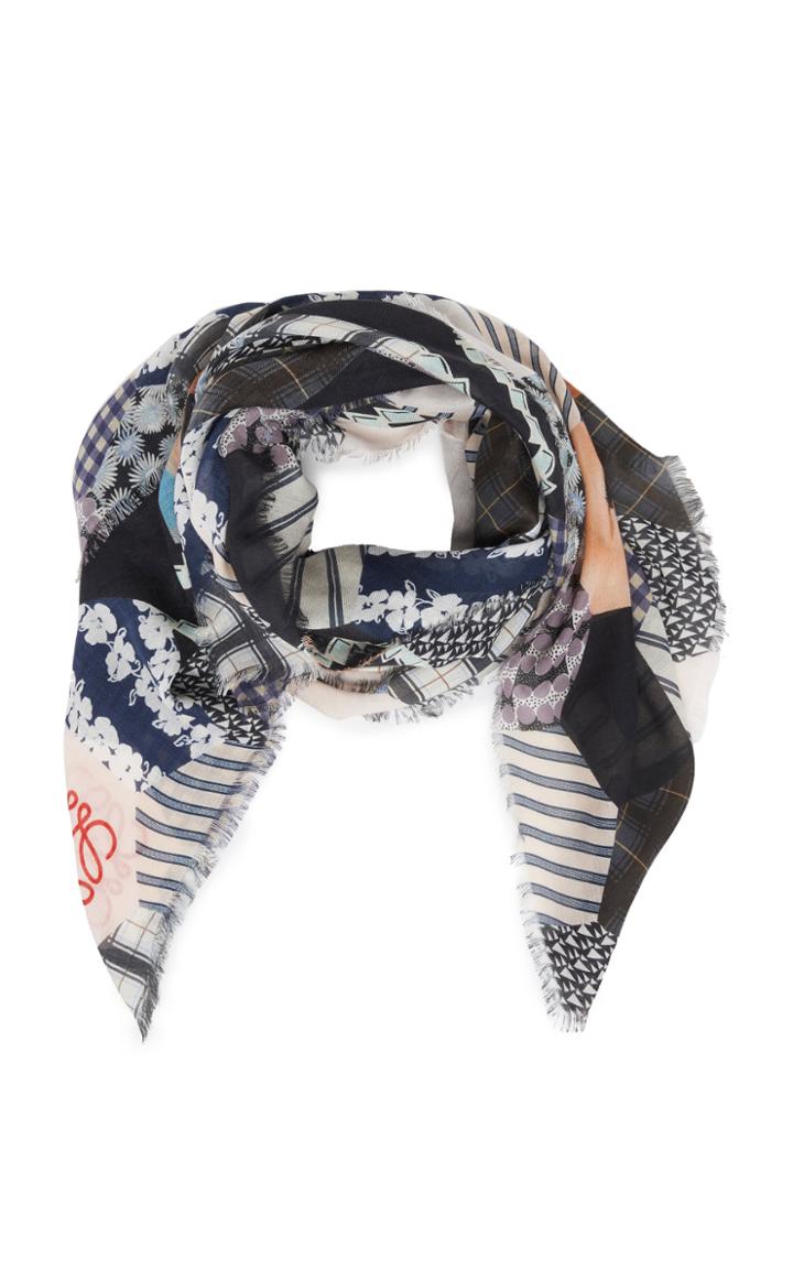 Moda Operandi Loewe Printed Silk-twill Scarf