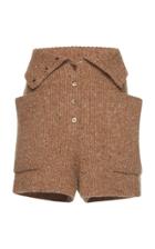 Philosophy Di Lorenzo Serafini Wool Blend Knit Short