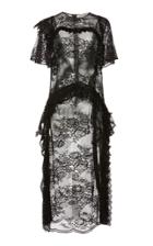 Moda Operandi Preen By Thornton Bregazzi Kamber Lace Drop-waist Midi Dress Size: Xs
