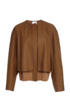 Agnona Nappa Leather Bomber Jacket