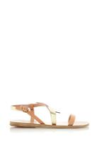 Ancient Greek Sandals Fotini Leather Lightning Bolt Sandals