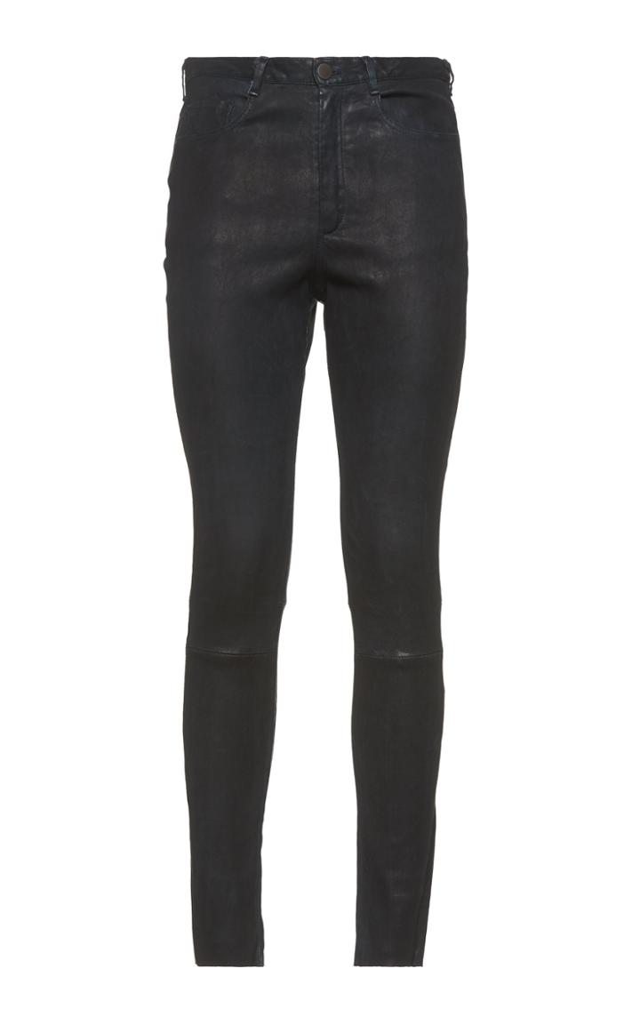 Fabiana Filippi Skinny Leather Pocket Pants