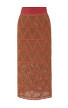 Pepa Pombo Netted Midi Skirt