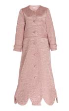 Ryan Lo Quilted Satin Dress Coat
