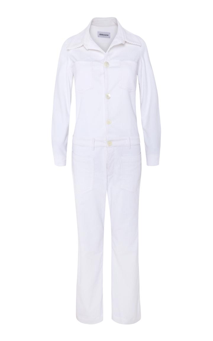 Adriana Iglesias Ornella Corduroy Jumpsuit Jumpsuit