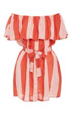 Faithfull Amalfi Strapless Stripe Dress