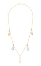 Moda Operandi Mer's Gold-plated Sterling Silver And Enamel Necklace