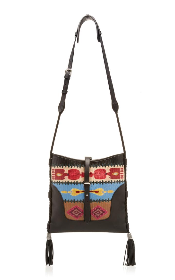 Moda Operandi Etro Printed Leather Panel Crossbody Bag