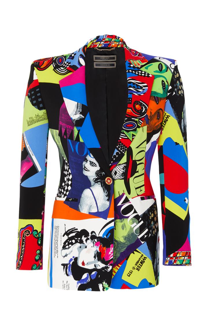 Versace Vogue Print Blazer