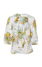 Nevenka Croatian Heritage Printed Cotton Top