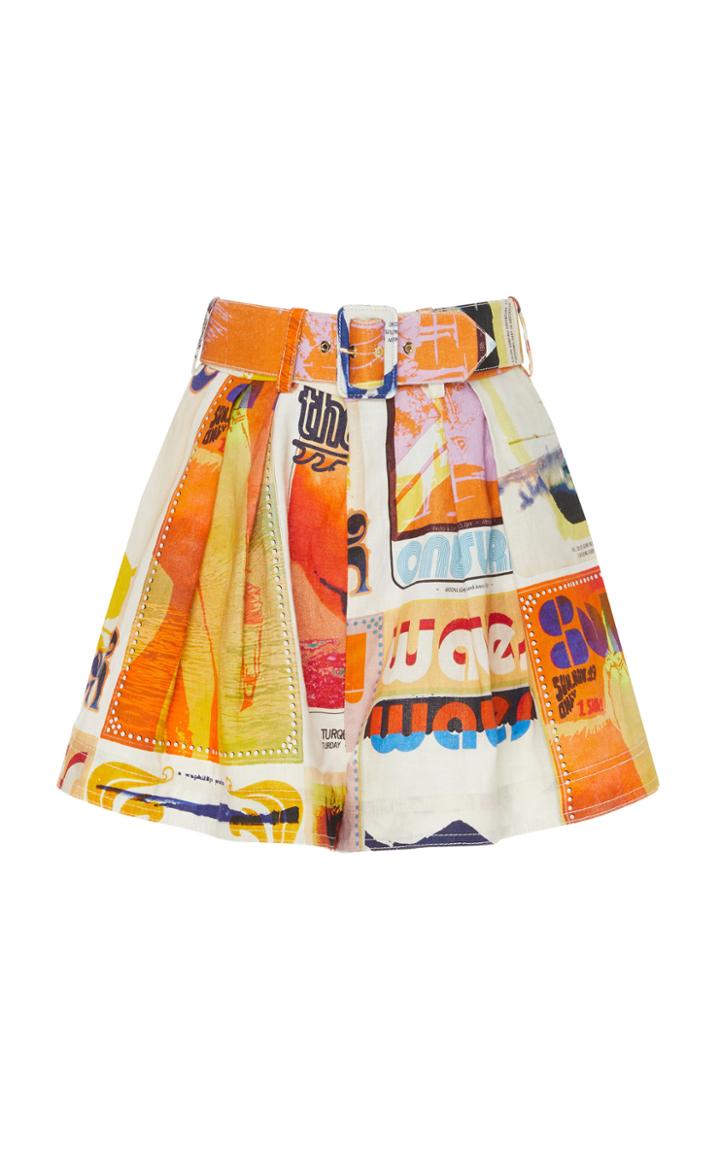 Moda Operandi Zimmermann Brightside Flared Shorts Size: 1