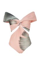 Johanna Ortiz Off-the-shoulder Printed Swimsuit