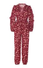 Ulla Johnson Delphine Floral-print Cotton-voile Jumpsuit
