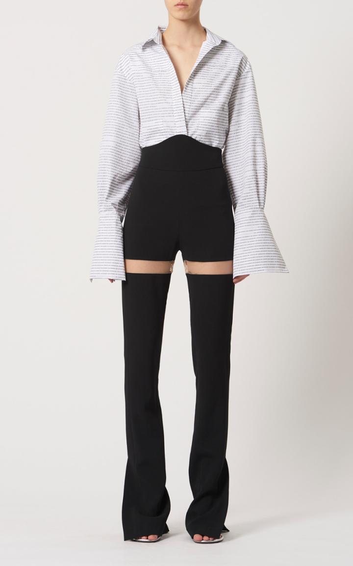 Moda Operandi David Koma Dk Printed Cotton Shirt