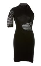 Cushnie Et Ochs Imma Shadow Sleeve Dress