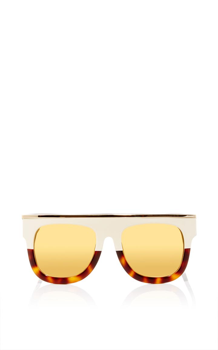 Dax Gabler N&deg;02 Two Tone Ivory And Tortoise Acetate Sunglasses
