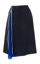 Maison Margiela Dual Fabric Zipper Skirt