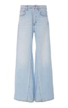 Ganni Washed High-rise Wide-leg Jeans