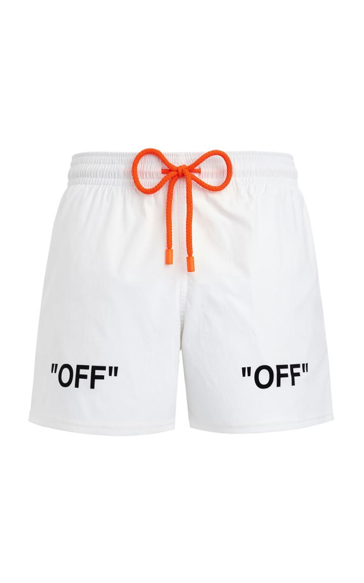 Off-white C/o Virgil Abloh +vilebrequin Printed Shell Swim Shorts