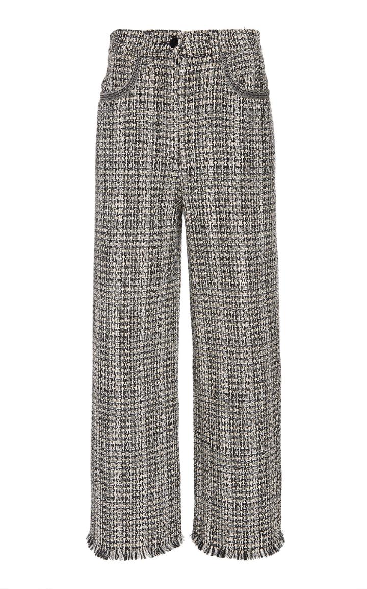 Etro Dorset High-rise Cotton-blend Cropped Pants