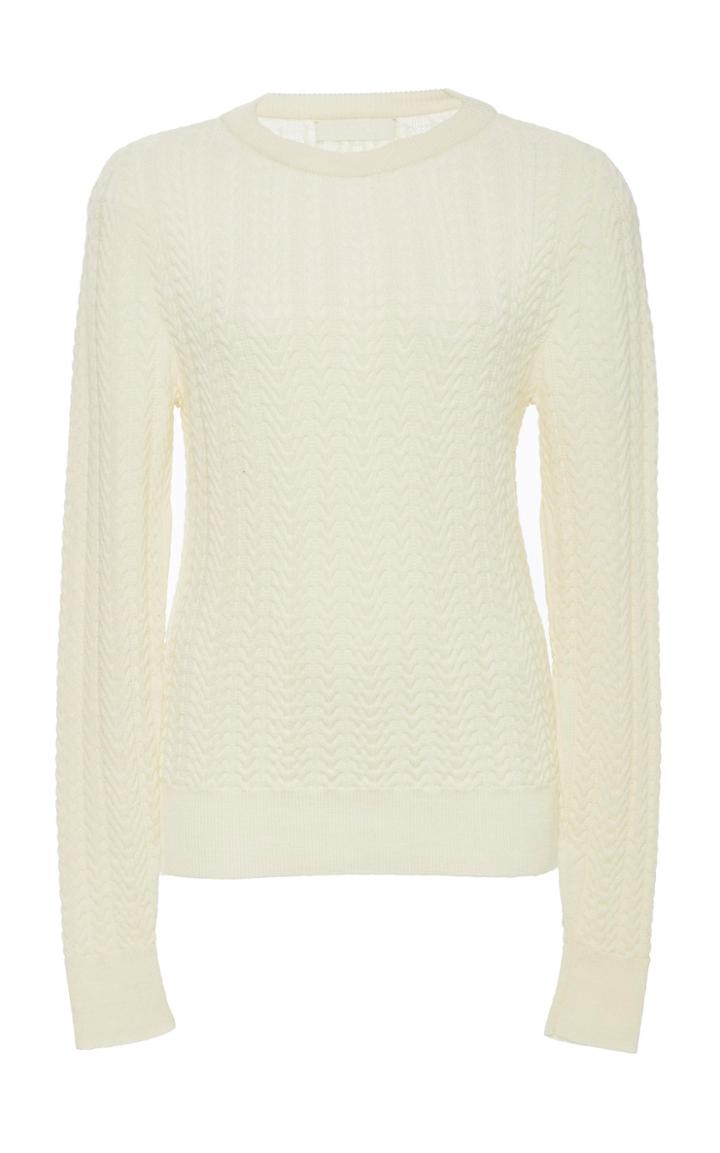 Partow Miri Fine Gauge Micro Cable Sweater
