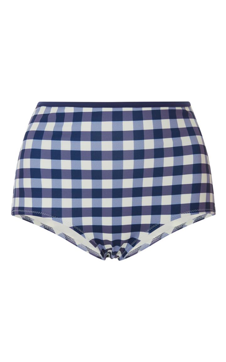 Solid & Striped The Brigitte Gingham Bikini Bottoms