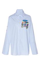 Mira Mikati Scout Patch High Collar Shirt