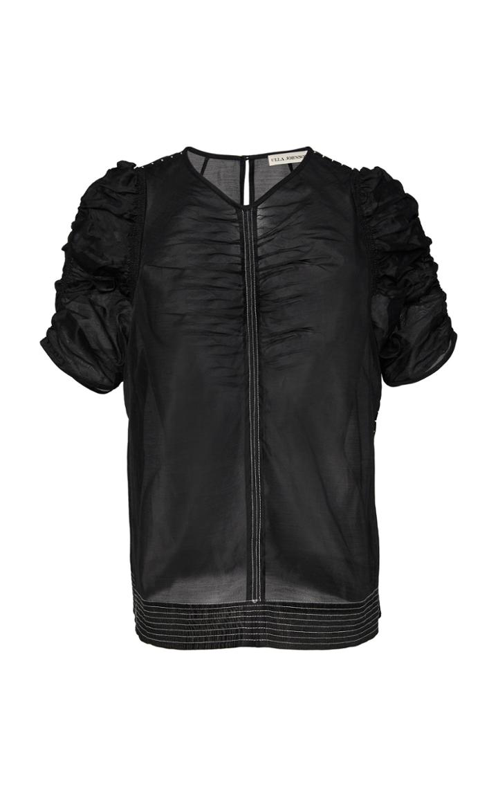 Ulla Johnson Celia Cotton And Silk Blend Top