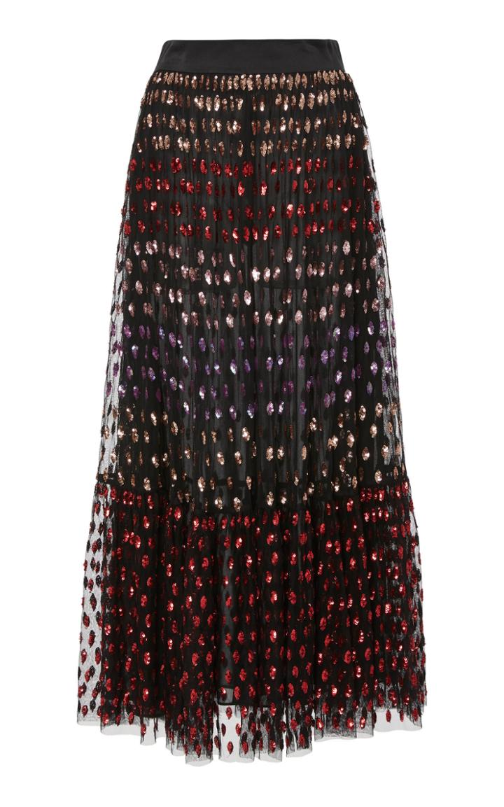 Temperley London Wendy Sequin Tulle Skirt