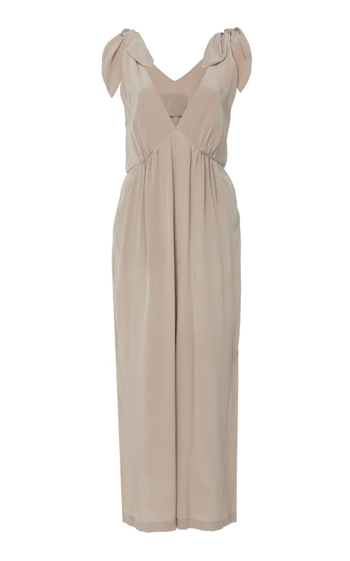 Loup Charmant Lookout Cropped Silk Jumpsuit
