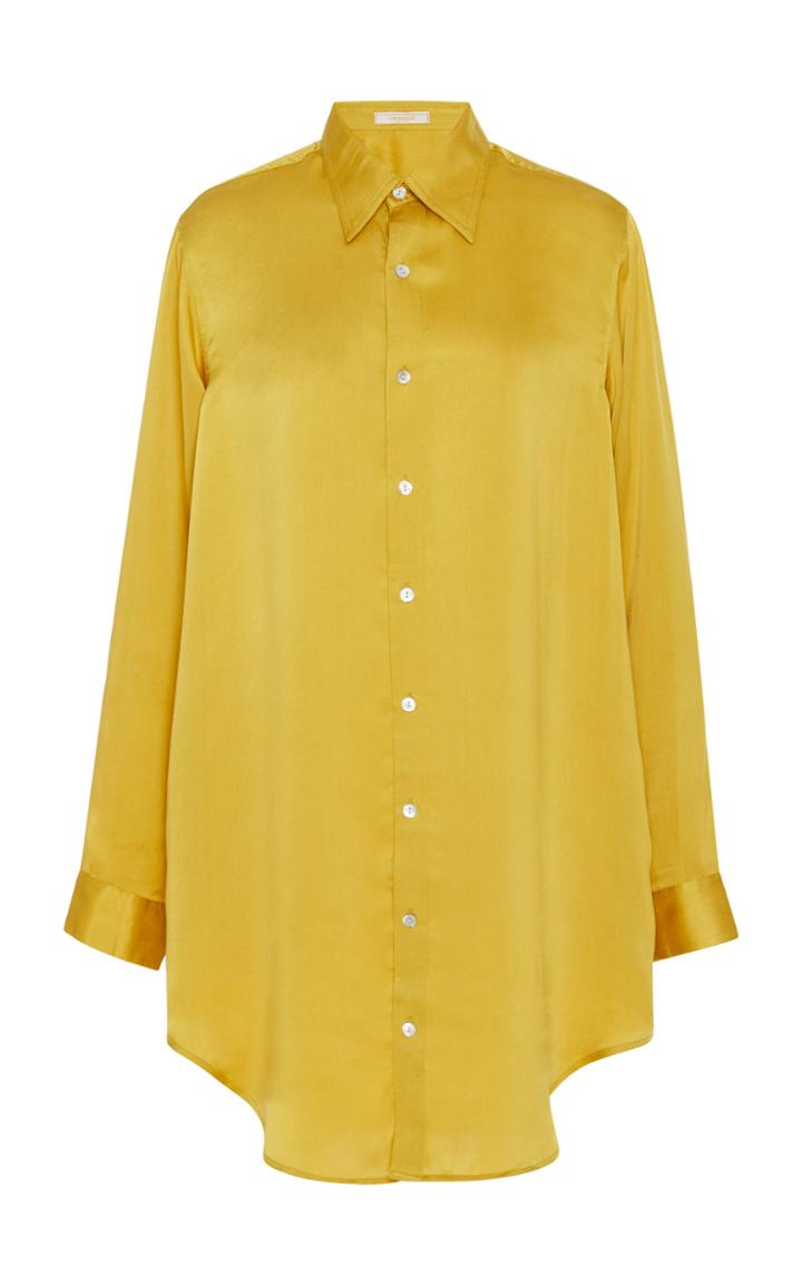 Verandah Multiway Silk Charmeuse Shirt Dress