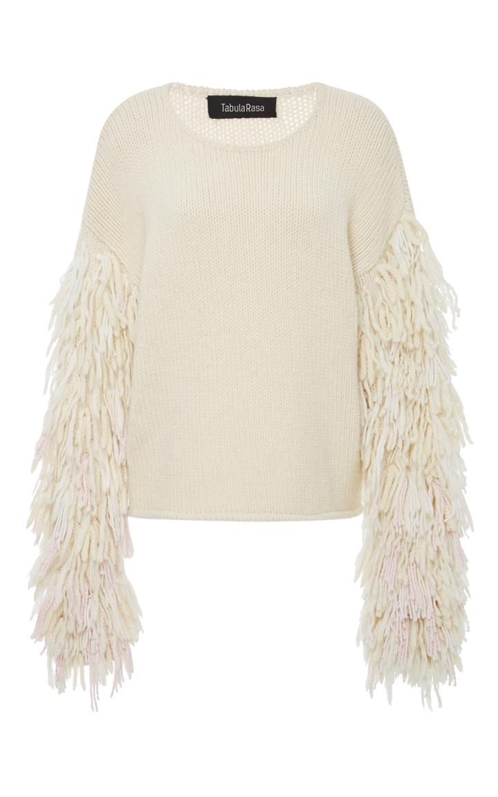 Tabula Rasa Karash Fringe Sleeve Sweater