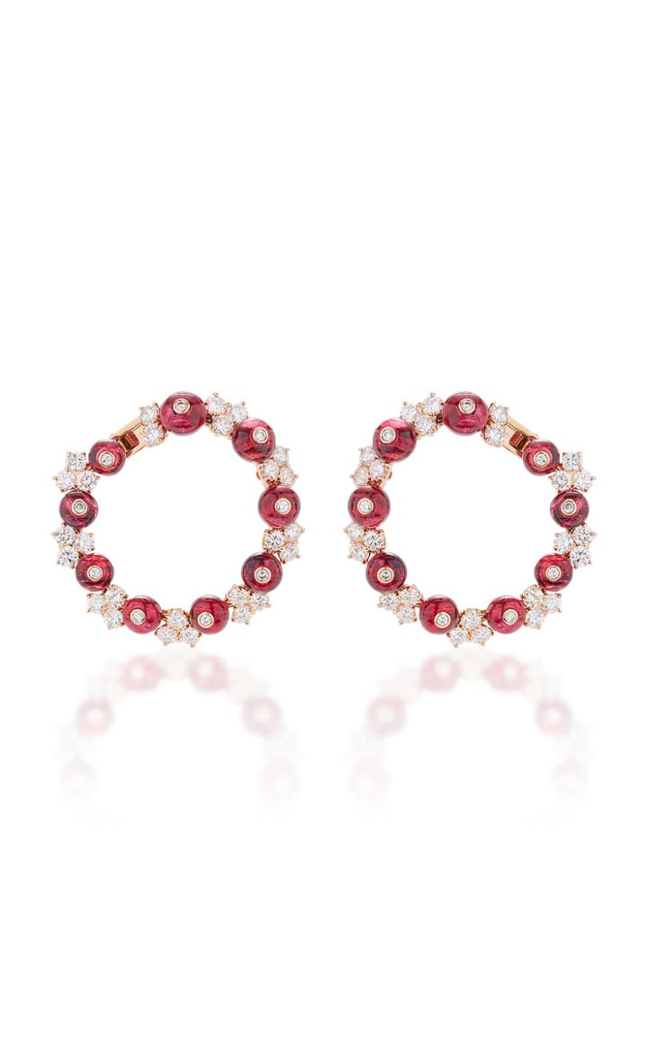 Reza M'o Exclusive: Farandoles Earrings With Diamonds And Spinelles