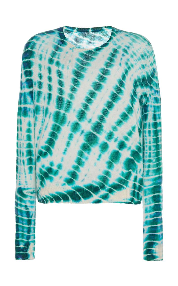 Moda Operandi The Elder Statesman Dub Slash Tranquility Cashmere Top Size: Xs