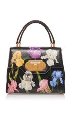 Dolce & Gabbana Welcome Floral-print Leather Shoulder Bag