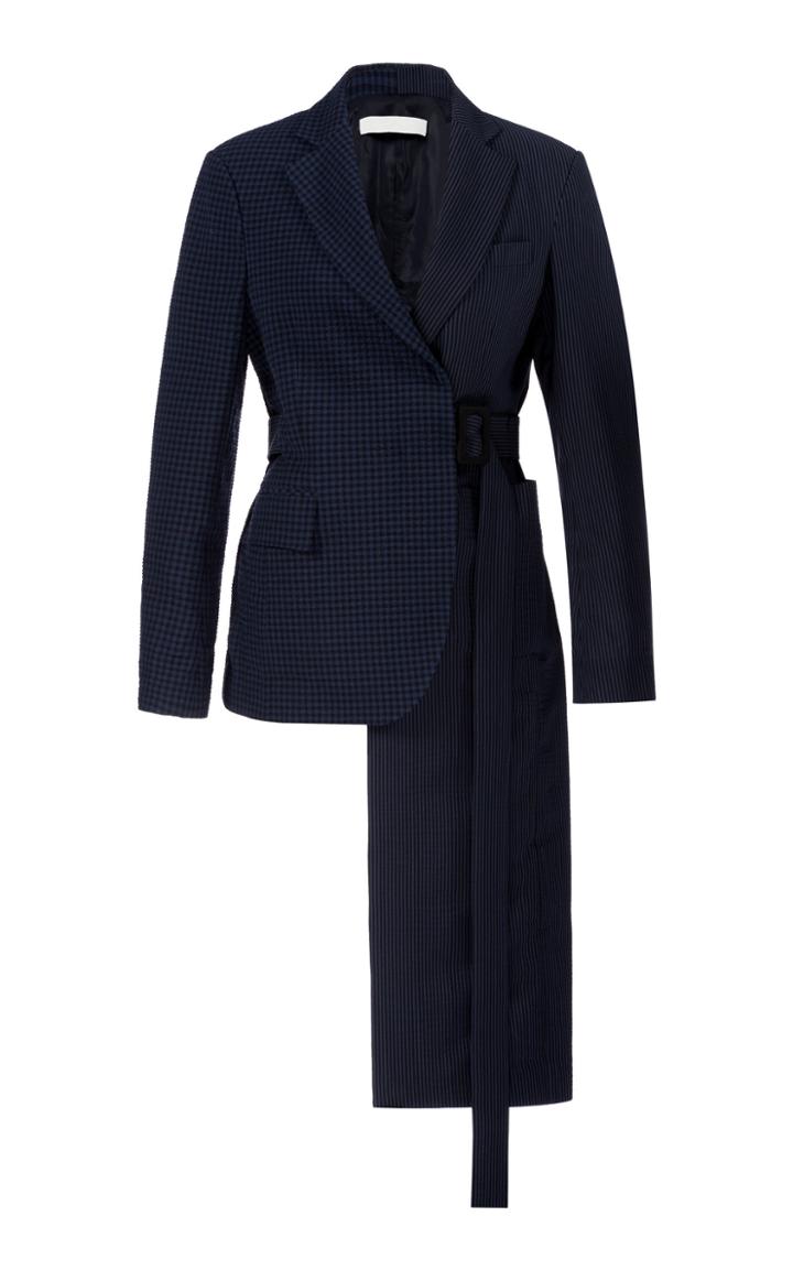 Bourie Asymmetrical Gabardine Blazer