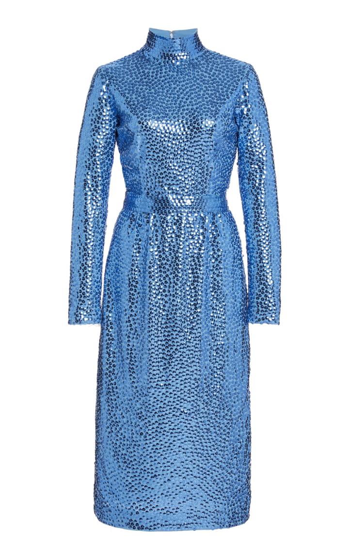 Moda Operandi Marc Jacobs Sequined Jersey Turtleneck Dress