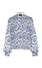 Moda Operandi Simone Rocha Pleated Bomber Blouse Size: 4