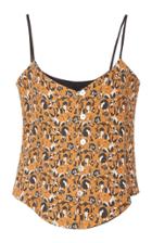 Christine Alcalay Reversible Linen Blend Sleeveless Top